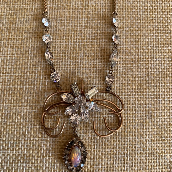 Bridgerton style, antique Edwardian style choker necklace. 10K GF - Picture 10 of 13